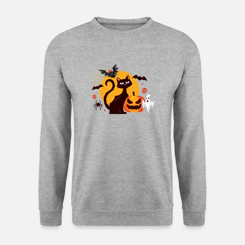 Halloween - Sweat-shirt Unisexe - gris chiné