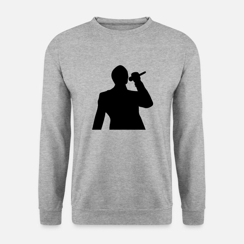 singer - Unisex Sweatshirt - salt & pepper