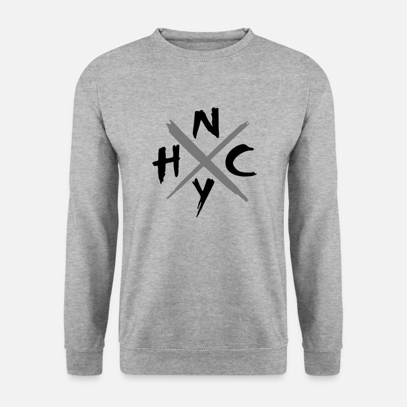 NYHC 2 - Unisex Pullover - Weißgrau meliert
