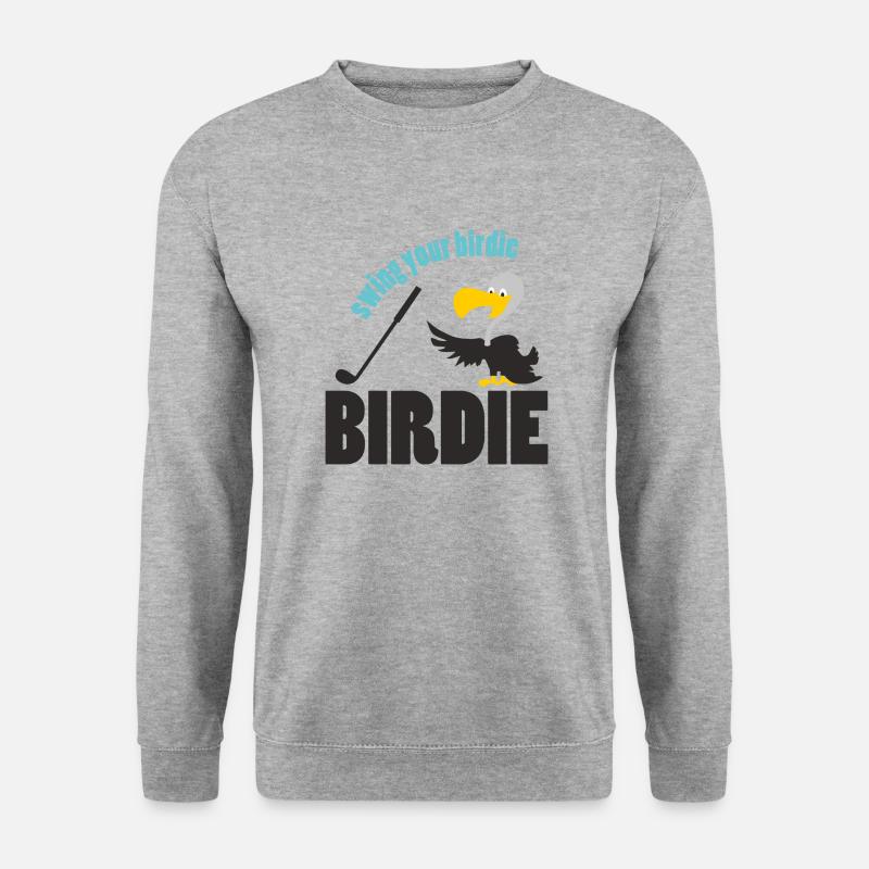 golfing - Unisex Pullover - Weißgrau meliert