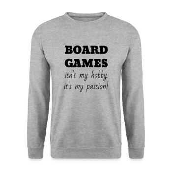 Brettspiel / Spieler / Spiel / Puzzle - Unisex Pullover - Weißgrau meliert - Vorne - Alina (178cm) & Michal (187cm)