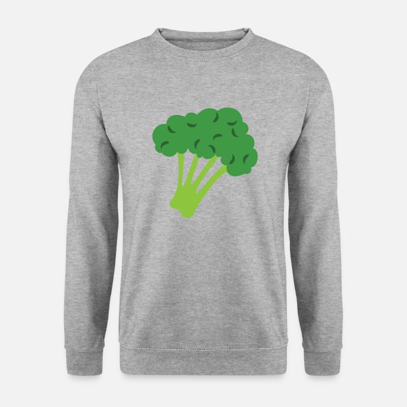 Brkokoli - Unisex Pullover - Weißgrau meliert