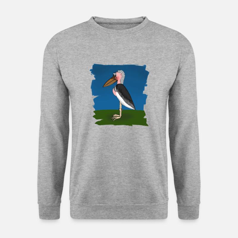 Marabu - Unisex Pullover - Weißgrau meliert