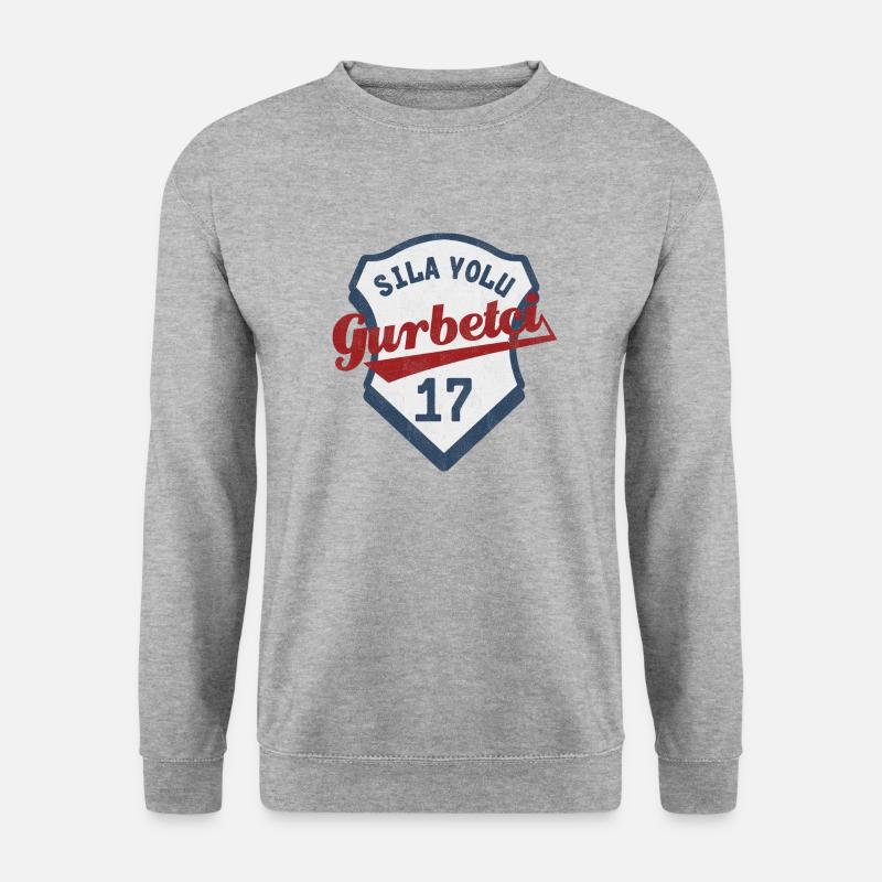 Çanakkale - Unisex Pullover - Weißgrau meliert
