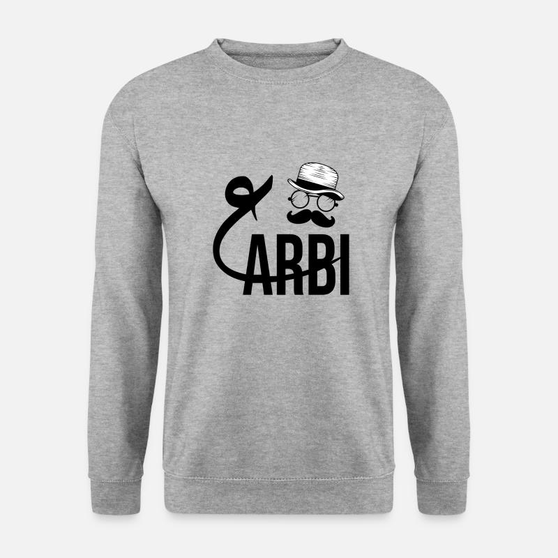 Arabi - Unisex Pullover - Weißgrau meliert