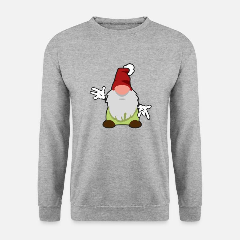 second Christmas gnome - Unisex Sweatshirt - salt & pepper