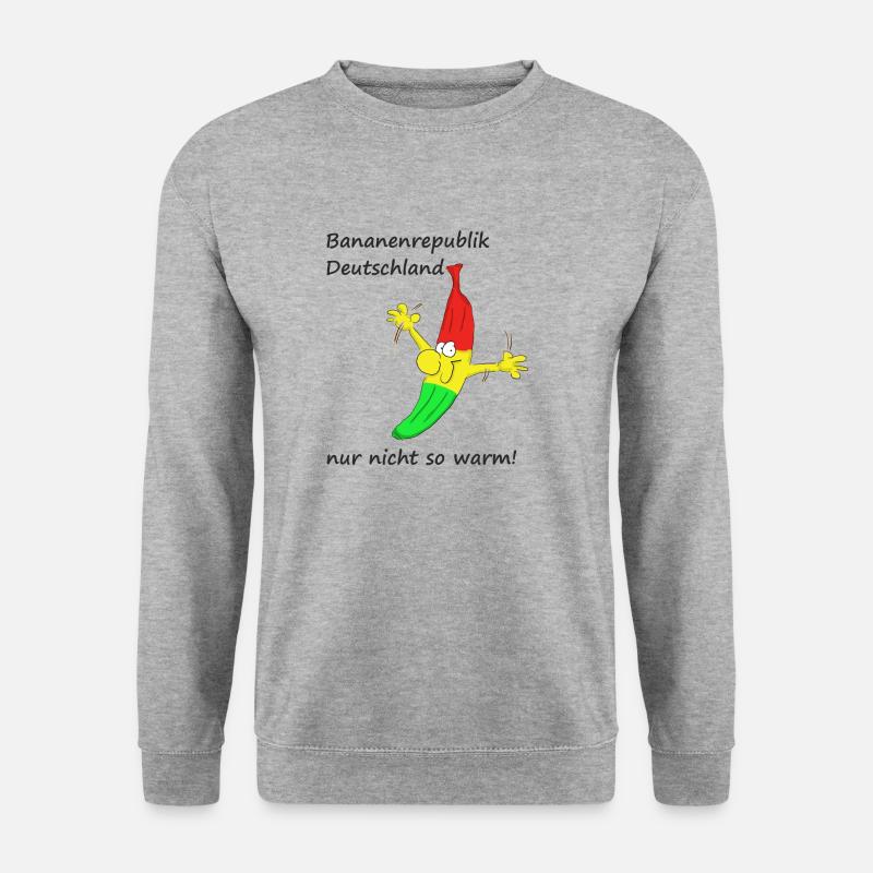Bananenrepublik - Unisex Pullover - Weißgrau meliert