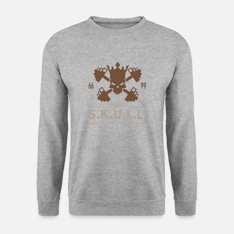 IMG 0409 - Unisex Pullover - Weißgrau meliert