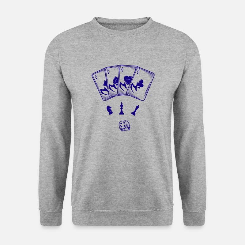 Boardgame Chess Backgammon Game Night - Unisex Sweatshirt - salt & pepper