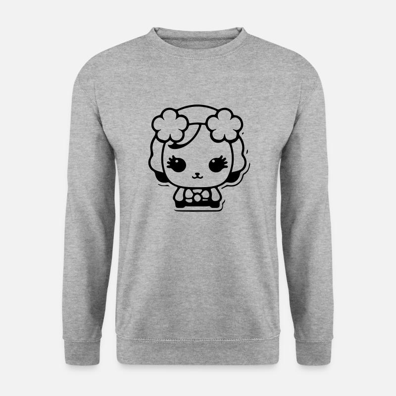 Super Cute Critter - Unisex Pullover - Weißgrau meliert