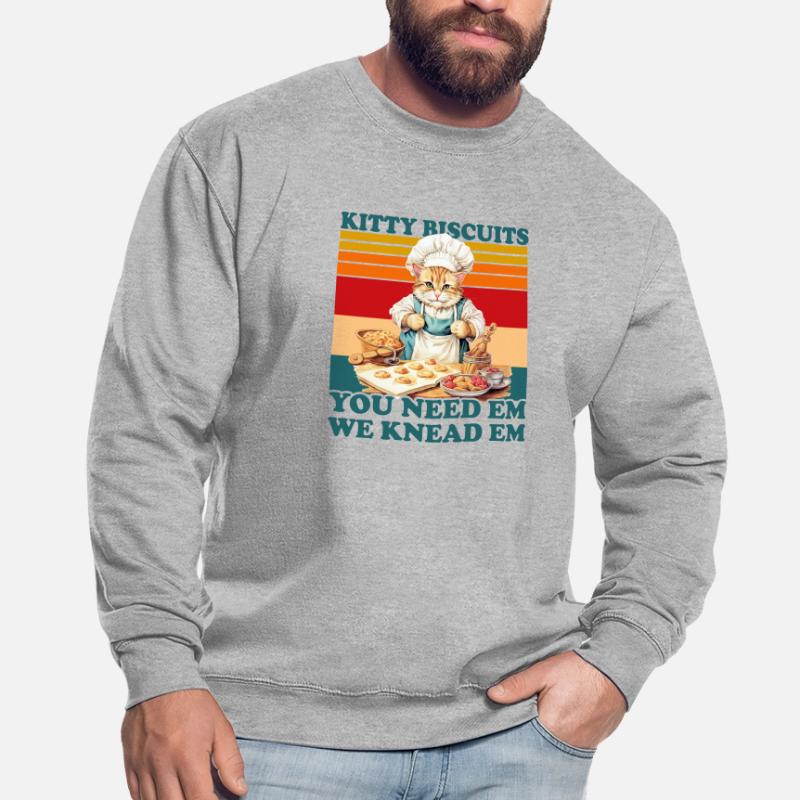 Kitty Biscuits Cat Cat Biscuits Baker Baker Sweat-shirt Unisexe