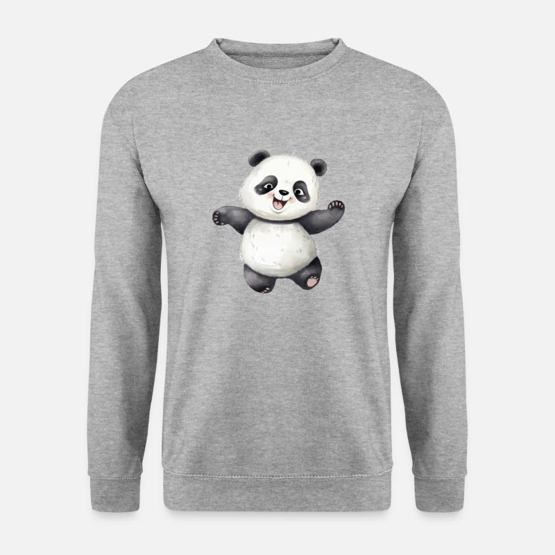 Panda / Panda class - Unisex Sweatshirt - salt & pepper