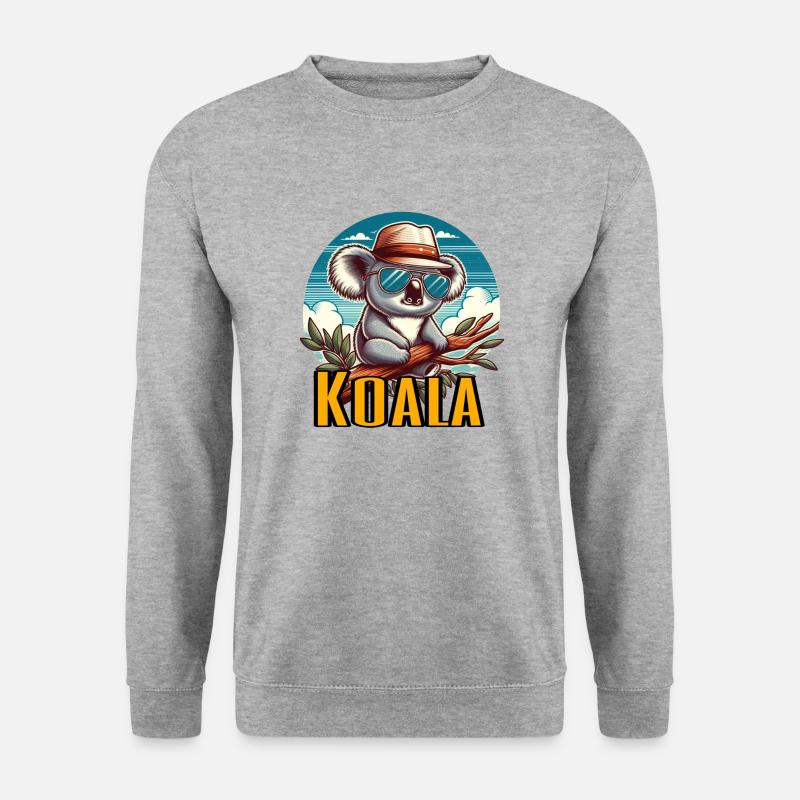 My Design - Unisex Pullover - Weißgrau meliert