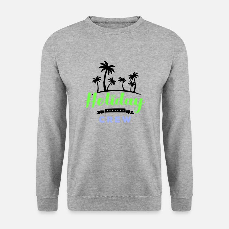 holiday crew - Unisex Pullover - Weißgrau meliert