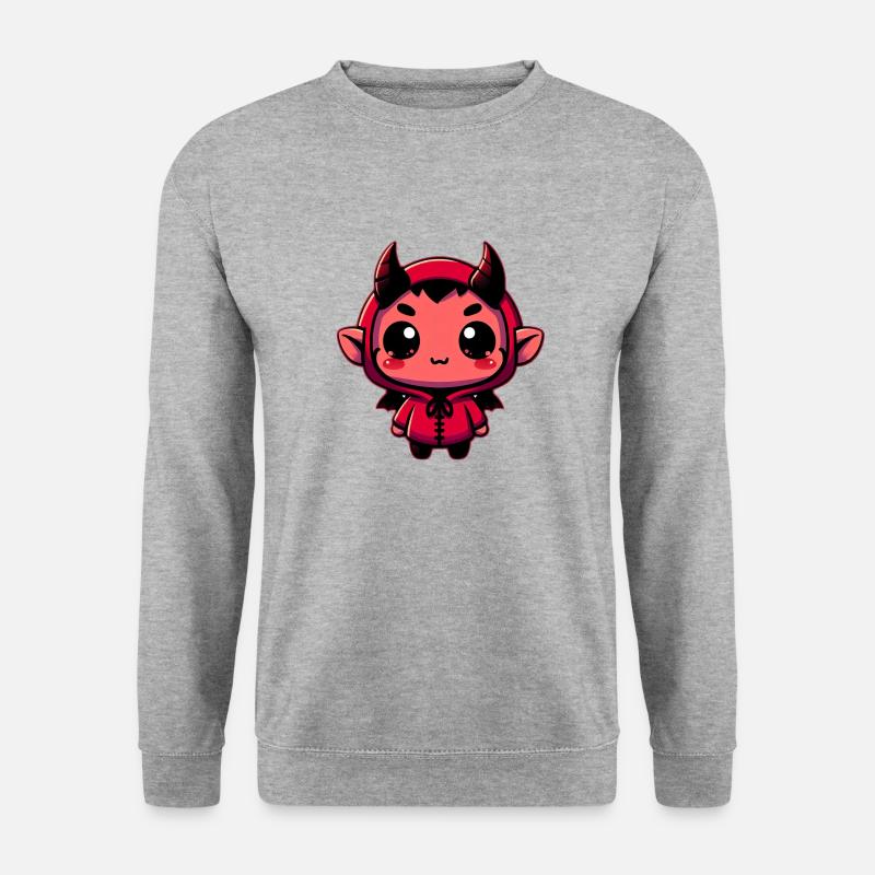 Chibi Red Devil - Unisex Sweatshirt - salt & pepper