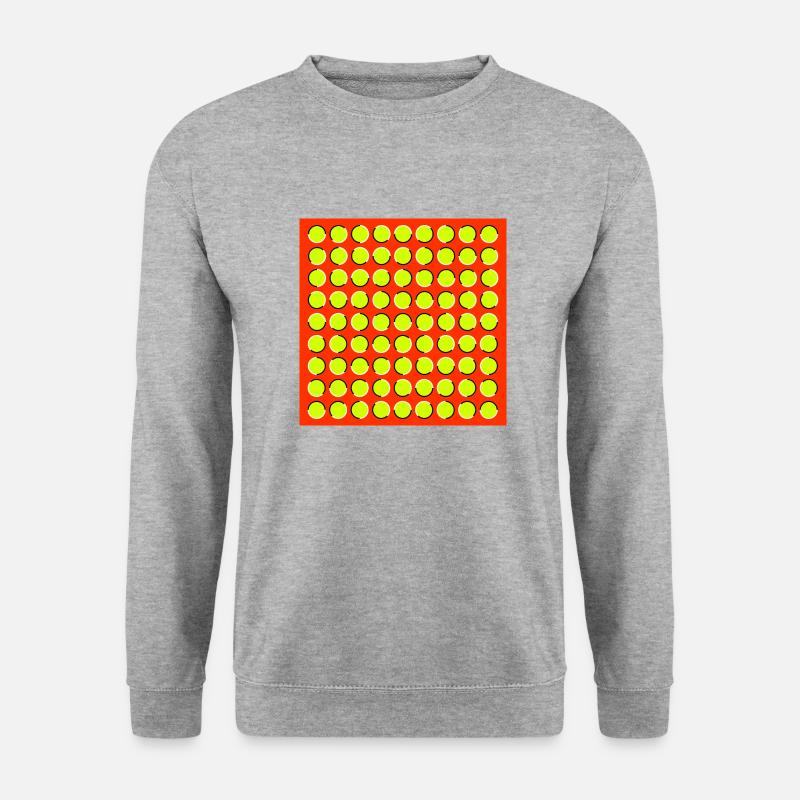 optical illusion - moving circles - Unisex Sweatshirt - salt & pepper