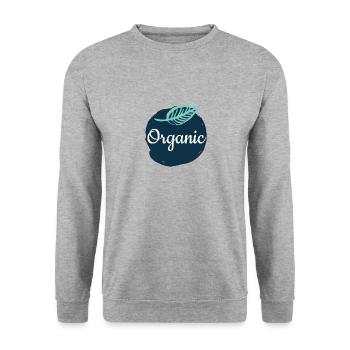 Vegan vegetarian animal welfare gift idea - Unisex Sweatshirt - salt & pepper - Front - Alina (178cm) & Michal (187cm)