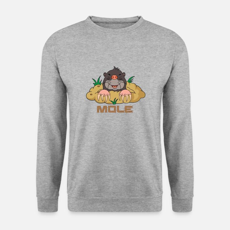Mole - mole - Unisex Sweatshirt - salt & pepper