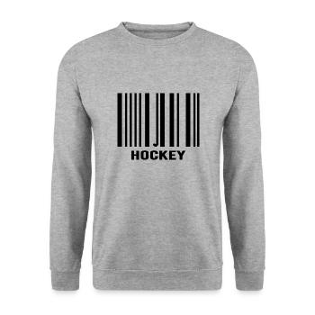 feldhockey hockey hockey hockeycoach - Sweat-shirt Unisexe - gris chiné - Devant - Alina (178cm) & Michal (187cm)