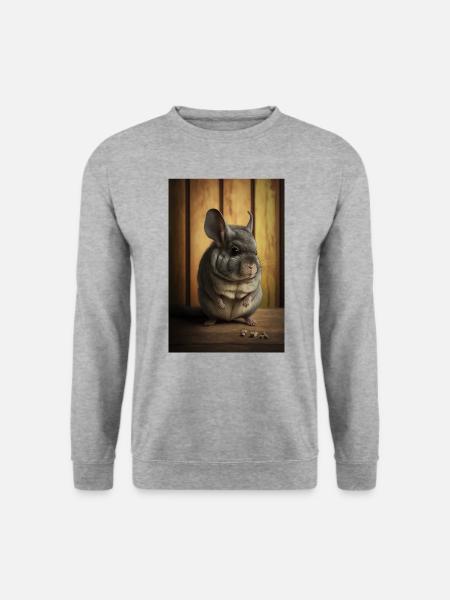 Chinchilla Realistic Animal - Unisex Sweatshirt - salt & pepper