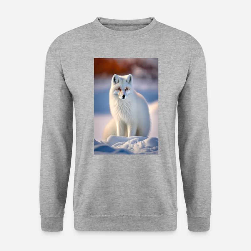 Polar fox - Unisex Sweatshirt - salt & pepper