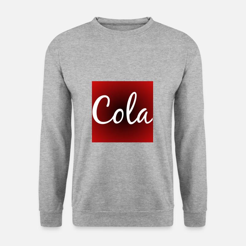 cola - Unisex Pullover - Weißgrau meliert