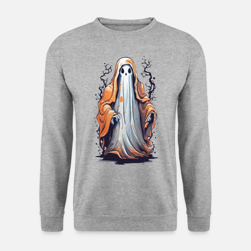 Funny Halloween Ghost Costume Design - Unisex Sweatshirt - salt & pepper
