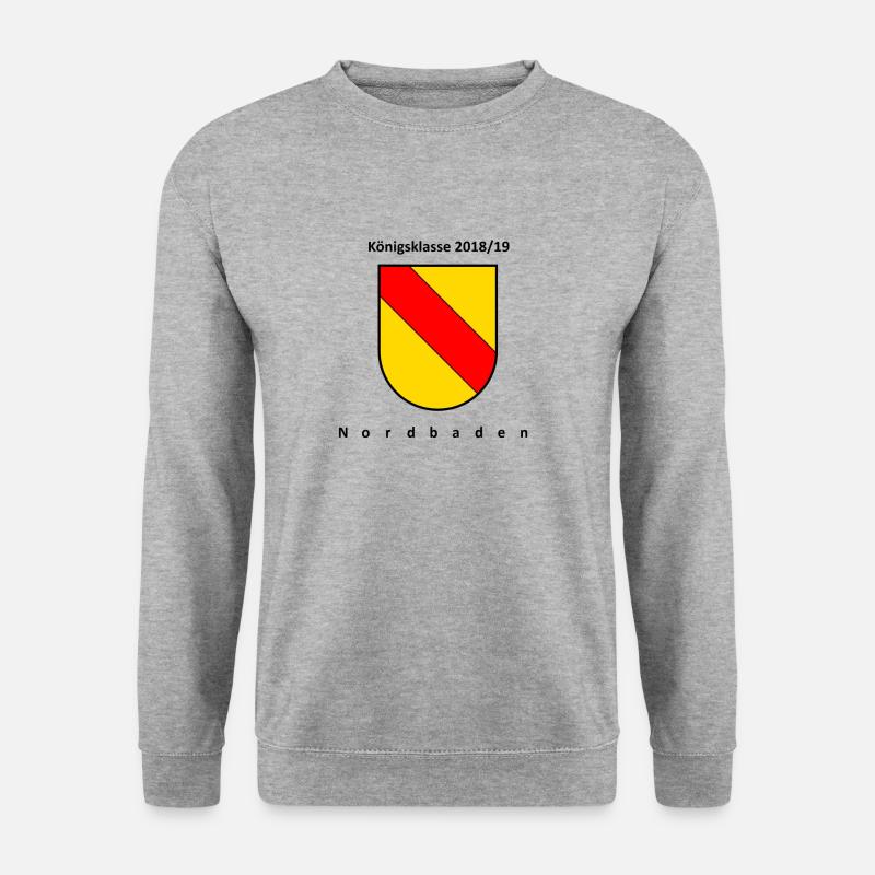 Baden Koenigsklasse - Unisex Pullover - Weißgrau meliert