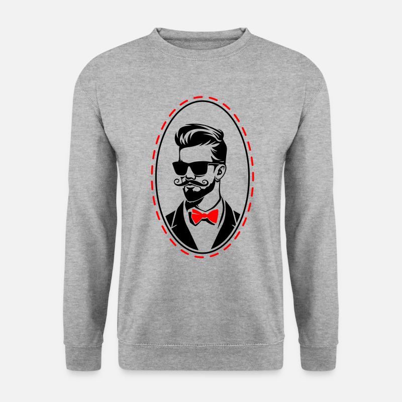 Bräutigam Junggesellenabschied - Unisex Pullover - Weißgrau meliert