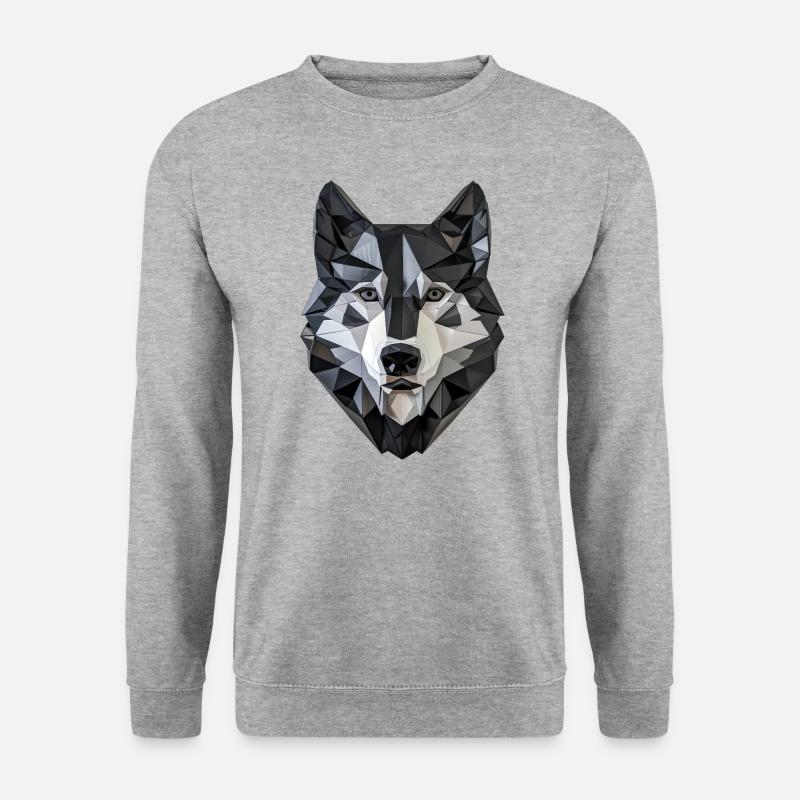 Polygon Husky - Unisex Sweatshirt - salt & pepper