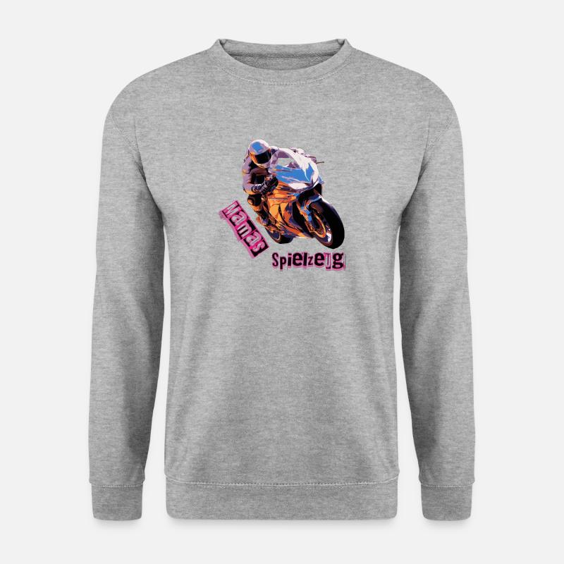 Mamas Spielzeug - Unisex Pullover - Weißgrau meliert