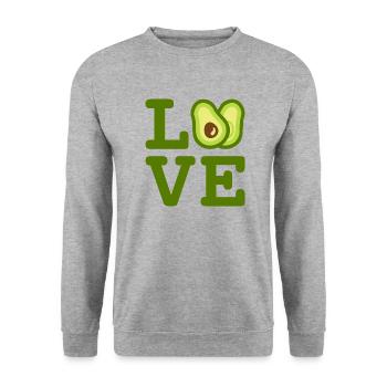 avocat - Sweat-shirt Unisexe - gris chiné - Devant - Alina (178cm) & Michal (187cm)