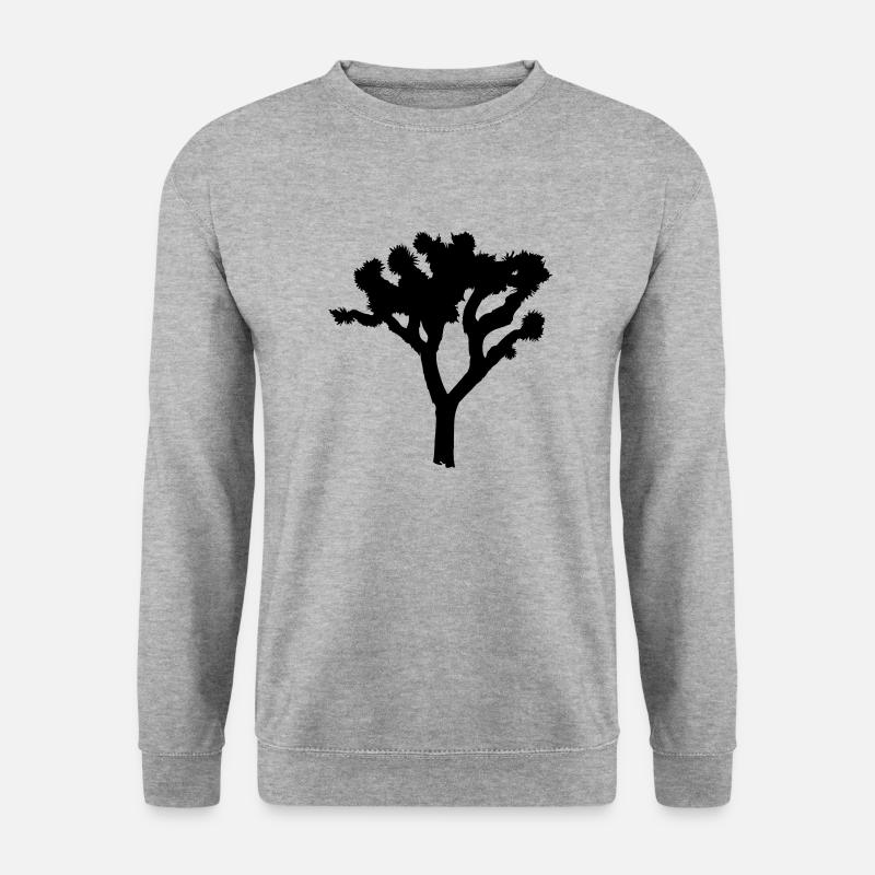 Joshua Tree - Unisex Pullover - Weißgrau meliert