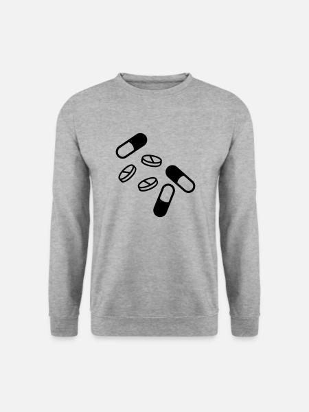 pillen_und_tabletten_f1 - Unisex Sweatshirt - salt & pepper