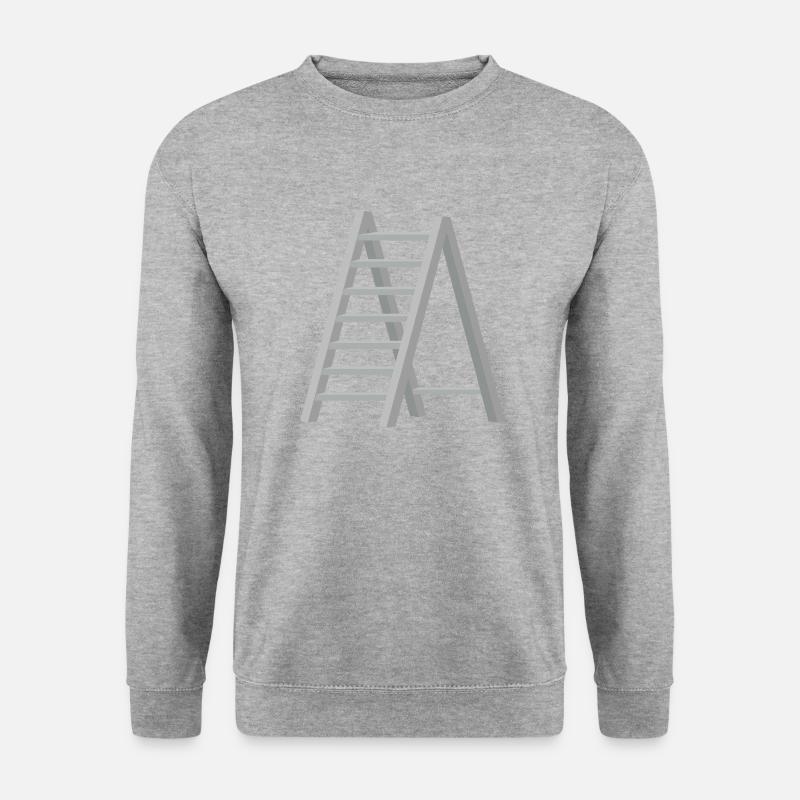 Leiter - Unisex Pullover - Weißgrau meliert