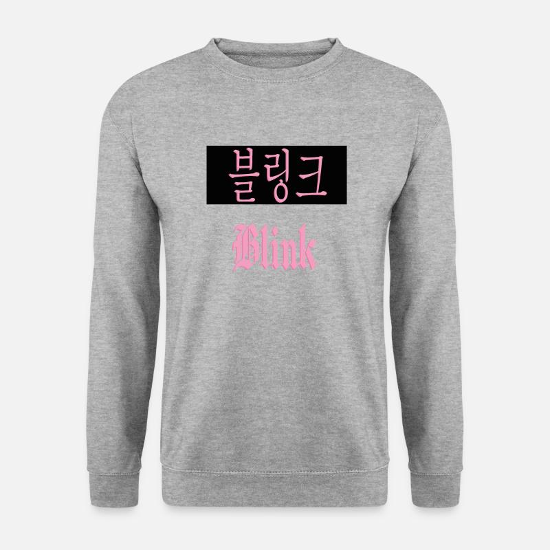 Blink fandom - Unisex Pullover - Weißgrau meliert