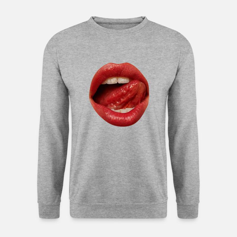 Mundmädchen - Unisex Pullover - Weißgrau meliert