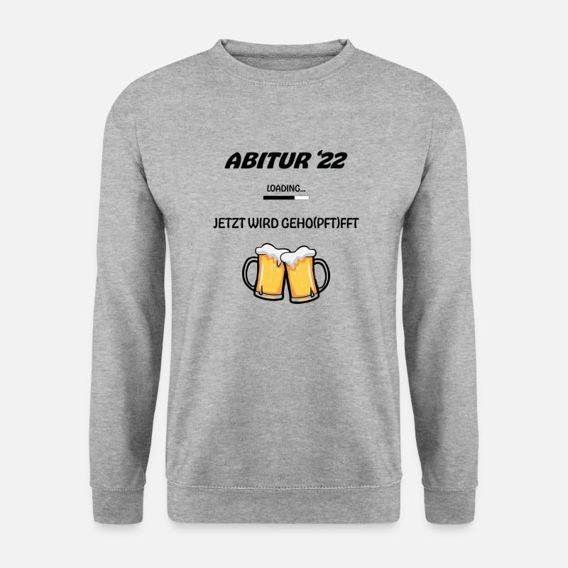 ABI 22 - Unisex Pullover - Weißgrau meliert