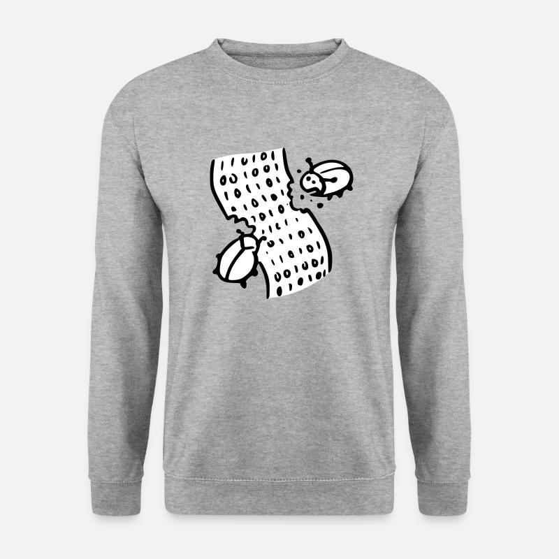 code bugs software - Sweat-shirt Unisexe - gris chiné