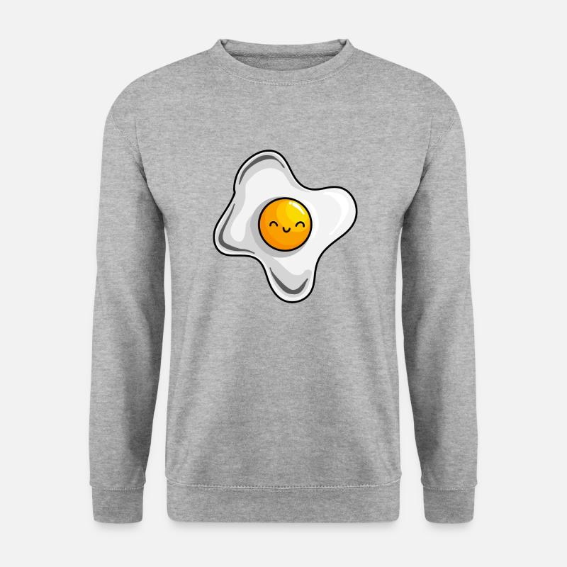 egg design - Unisex Sweatshirt - salt & pepper
