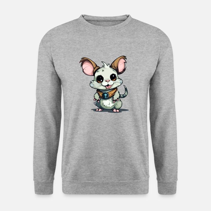 Drikus der Streuer - Unisex Pullover - Weißgrau meliert