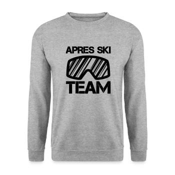 Équipe d’après-ski - Sweat-shirt Unisexe - gris chiné - Devant - Alina (178cm) & Michal (187cm)