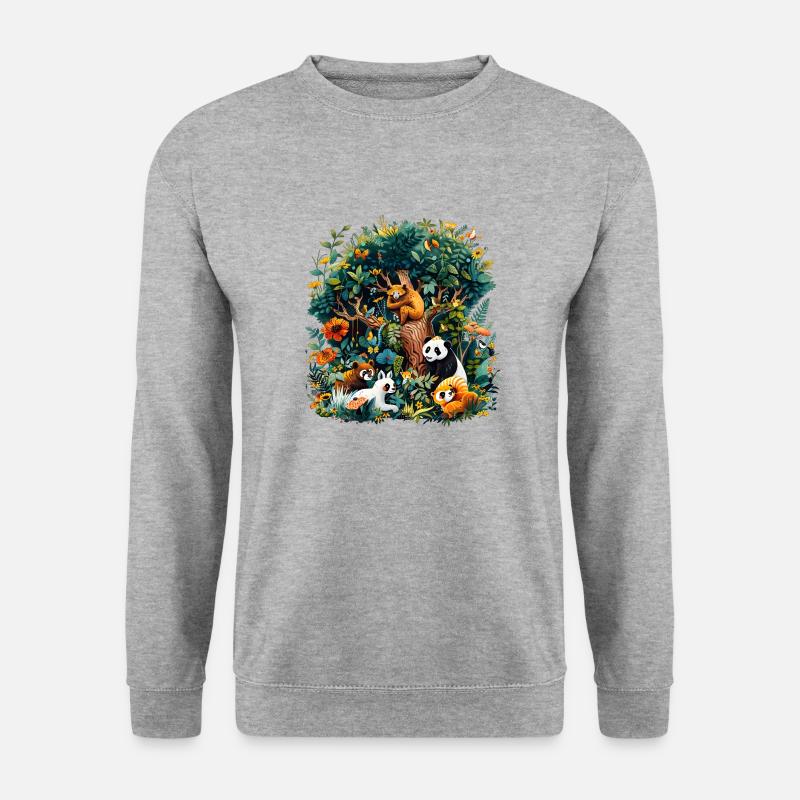 Biodiversity needs help - Unisex Sweatshirt - salt & pepper