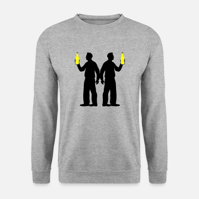 Drinking Team Jga - Unisex Pullover - Weißgrau meliert