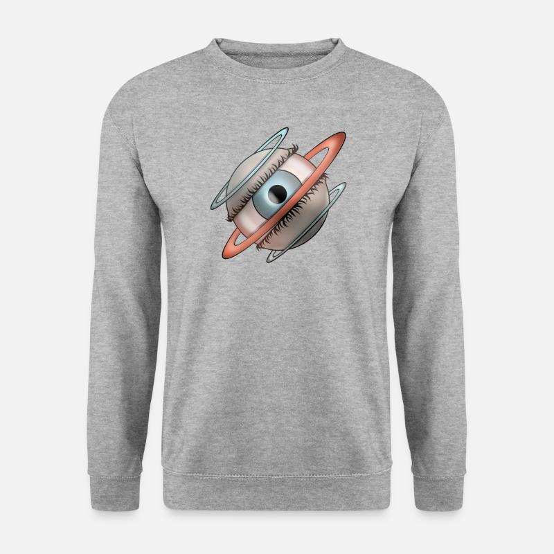 Space Eye - Unisex Sweatshirt - salt & pepper