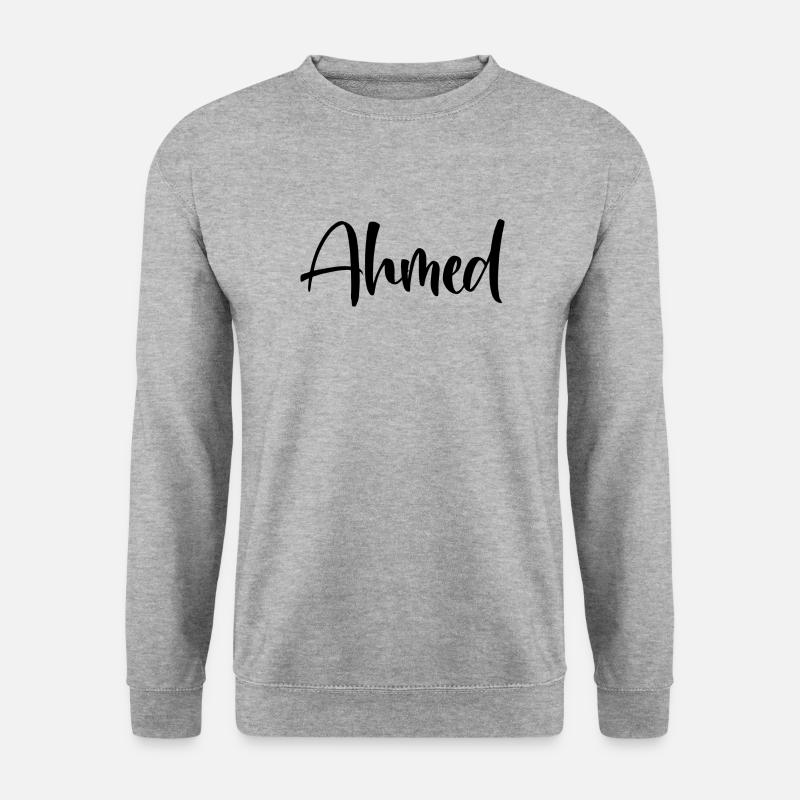 First name - Ahmed - Unisex Sweatshirt - salt & pepper