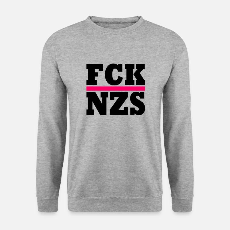 FCK NZS - Sweat-shirt Unisexe - gris chiné