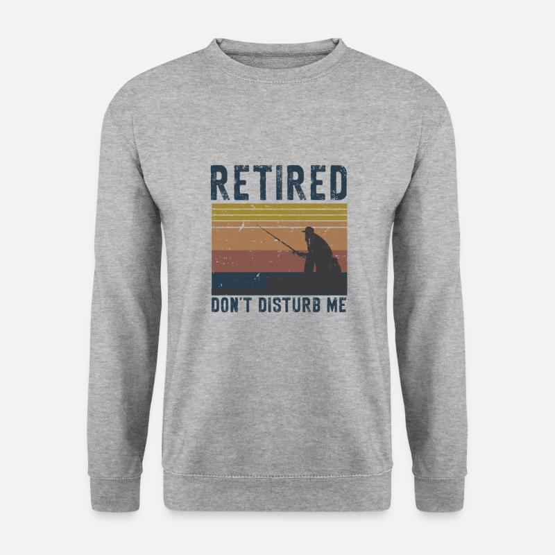 Rentner Sprüche & Geschenke Ruhestand - Unisex Pullover - Weißgrau meliert