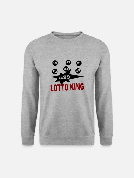 lotto_king - Sweat-shirt Unisexe - gris chiné