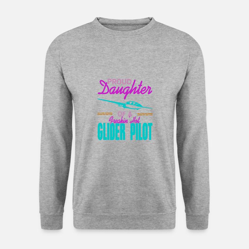 Gliding Glider pilots - Unisex Sweatshirt - salt & pepper